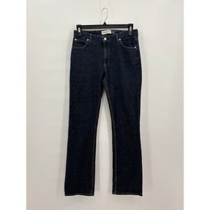 GAP Womens Bootcut Stretch Jeans Dark Wash Denim Made in USA Size 10 Long